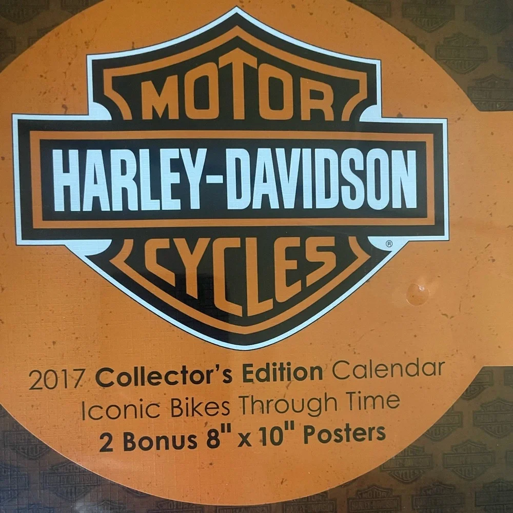 Harley-Davidson 2017 Collector's Calendar Sealed